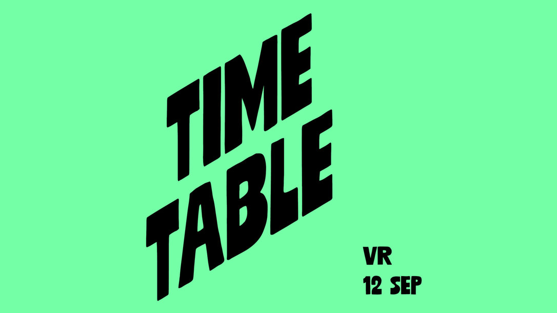 Timetable vrijdag RELICT
