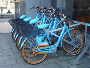 blue bike